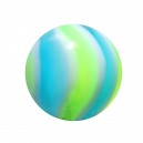 Boule Piercing Acrylique Bonbon Bleu / Vert