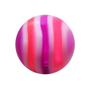 Boule Piercing Acrylique Bonbon Rose / Violet