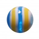 Boule Piercing Acrylique Bonbon Jaune / Bleu