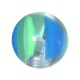 Boule Piercing Acrylique Arlequin Bleu / Vert