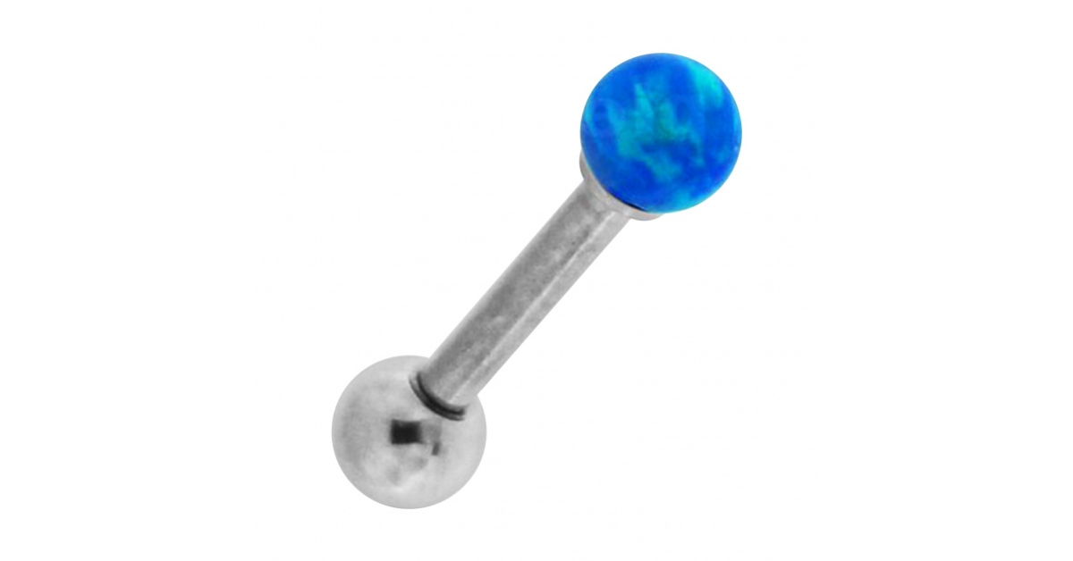 Bijou de tragus et cartilage acier Cristal Coeur ailé - MGAS008