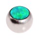 Green Synthetic Opal Piercing Replacement Only Ball