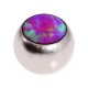 Red Synthetic Opal Piercing Replacement Only Ball