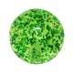 Boule Acrylique Paillettes Verte