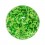 Green Flakes Acrylic UV Piercing Only Ball
