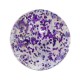 Boule Acrylique Paillettes Violette