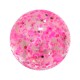 Pink Flakes Acrylic UV Piercing Only Ball