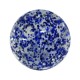 Boule Piercing Acrylique Paillettes Bleue