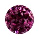 Einzelne Piercing-Kugel Epoxy Multi-Kristall Lila