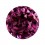 Einzelne Piercing-Kugel Epoxy Multi-Kristall Lila