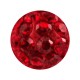 Einzelne Piercing-Kugel Epoxy Multi-Kristall Rot