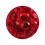Einzelne Piercing-Kugel Epoxy Multi-Kristall Rot