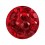 Nur Piercing Kugel Zungue / Bauchnabel Multi-Kristall Rot