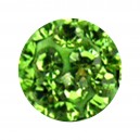 Epoxy Only Piercing Ball with Green Multi-Crystals
