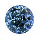 Nur Kugel Epoxy Multi-Kristall Hellblau