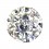 Nur Piercing Kugel Zungue / Bauchnabel Multi-Kristall Weiß