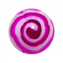 Boule Piercing Acrylique Aztèque Violet