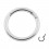 Piercing Lippe / Nase Segment Ring Stahl 316L Metallisiert Scharnier