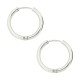 Ohrringe Stahl 316L Einfacher Ring Metallisiert