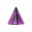 Nur Piercing Spitze Acryl Risse Schwarz / Lila