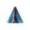 Nur Piercing Spitze Acryl Risse Schwarz / Blau