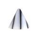Einzelne Piercing-Spitze Acryl Risse Schwarz / Weiß