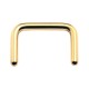 Gold Anodized Straight Retainer Septum Piercing Ring