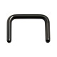 Septum-Piercing Retainer Black-Line Aufrecht Eloxiert Schwarz