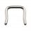 Piercing Septum Retainer Stahl 316L Gebogen