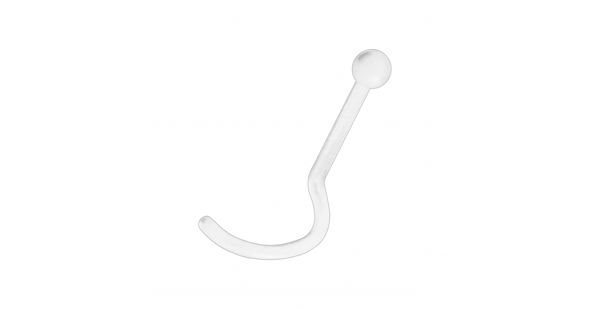 LAURITAMI Piercing Nariz Retainer Transparente Perno Barra