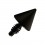 Top para Piercing Microdermal Spike Black-Line Anodizado Negro