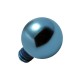 Blue Anodized Ball Top for Microdermal