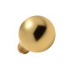 Gold Anodized Ball Top for Microdermal