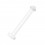 Zungenpiercing-Retainer O-Ring Transparent Bioflex Flexibel
