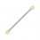 Industrial-Piercing Stahl 316L Kugeln Krokodilholz