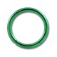 Grade 23 Titanium Labret / Segment Ring w/ Green Anodization