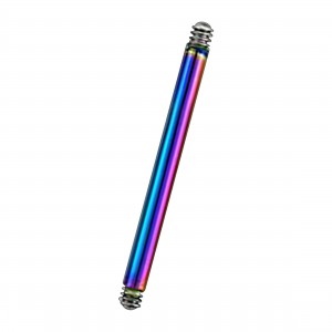 Barra Piercing Barbell Anodizado Multicolor