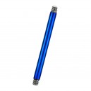 Blue Anodized Straight Barbell Bar