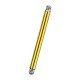 Gold Anodized Straight Barbell Bar