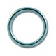 Conch- / Labret-Piercing Ring Titan Grad 23 Eloxiert Hellblau