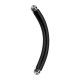 Black Anodized Blackline Curved Barbell Bar