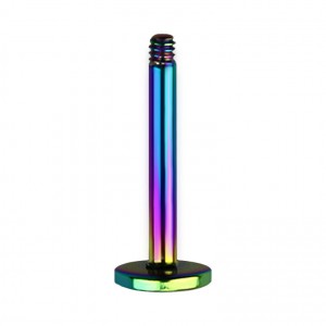 Barra Piercing Stud Anodizado Multicolor