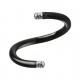 Barre Piercing Spirale Blackline Anodisée Noire