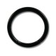 Conch- / Labret-Piercing Ring Blackline Titan Grad 23 Eloxiert Schwarz