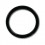 Conch- / Labret-Piercing Ring Blackline Titan Grad 23 Eloxiert Schwarz