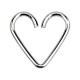 Herz Helix-Piercing Knorpel 925 Sterlingsilber