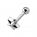 Helix- / Tragus-Piercing-Schmuck Stahl 316L Stern