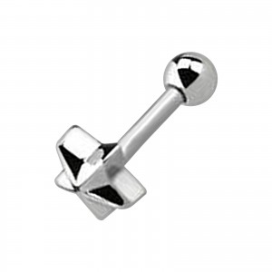 Helix- / Tragus-Piercing-Schmuck Stahl 316L Stern