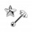 Schmuck Piercing Tragus / Helix Stahl 316L Stern