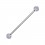 Industrial-Piercing Acryl Glitzernd Kugeln Helllila